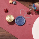 Alphabet Letters Wax Sealing Stamp Head Round Copper Stamps Craft Decor (D)
