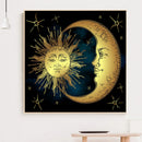 5D DIY Sun Moon Mosaic Art Picture of Rhinestones Gifts Home Decoration
