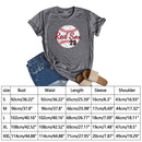 Independence Day Print Baseball Letter T-Shirt (Grey M)