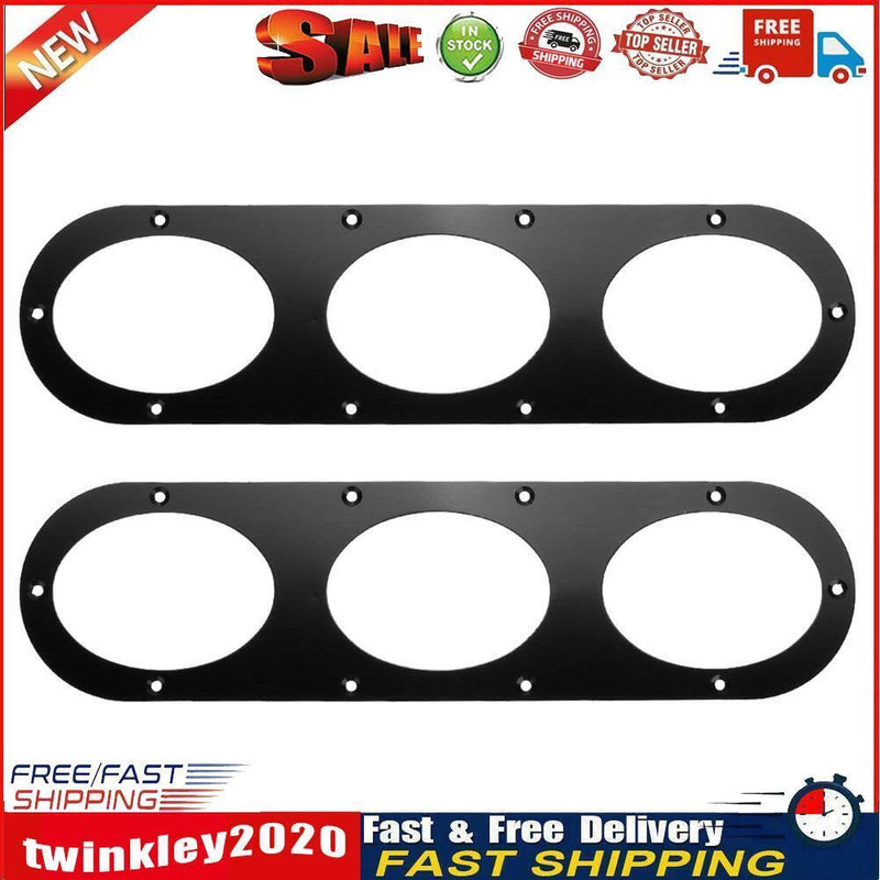 2pcs Universal Car Rear Bumper Race Air Diversion Diffuser Panels (Black) Newly