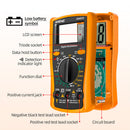 2000 Counts Digital Multimeter AC DC Resistance Frequency Meter (Orange) Newly