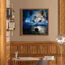 DIY Oil Paint by Numbers Wolf Hand Painted Acrylic Drawing Coloring Picture