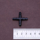 20pcs 4-Way Irrigation Connector Water Pipe Diverter Straight Cross