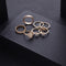 Elegant Bohemian Opal Rings Set Knuckle Midi Crown Finger Rings Moon Star