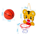 Baby Kids Basketball Hoops Set Indoor Basketball Backboard Toys (Tiger) Newly