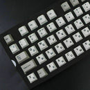 Russian Transparent Waterproof Stickers For PC Laptop Q2V9 Letter W1K5 W1V5