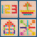 Colorful Clip Beads Puzzle Educational Toys Attention Training Desktop Games