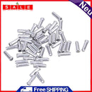 50Pcs bike brake lever inner cable tips aluminum alloy MTB