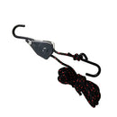 Adjustable Hanging Lanyard Tent Lamp Lifting Pulley Hook (1/8 inch Plastic)