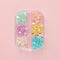 Diamond AB Color Crystal Aurora Mermaid Gradient Round Glass Nail Rhinestones