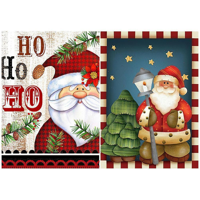 Full Round Drill Diamond Painting Santa Mosaic Rhinestone Drawing (NH978)2