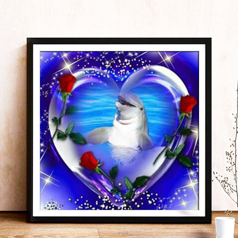 Diamond Painting Full Round Drill Love Heart Picture of Rhinestone (A2343) Newly