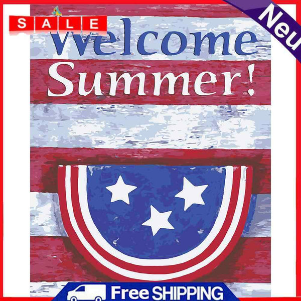 Paint by Number Oil Art Drawing Welcome Summer Gifts for Handicraft Enthusiast