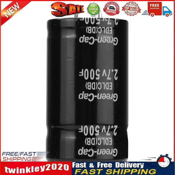 2.7V 500F Electrolytic Capacitor Farad Capacitor Electronic Components Newly