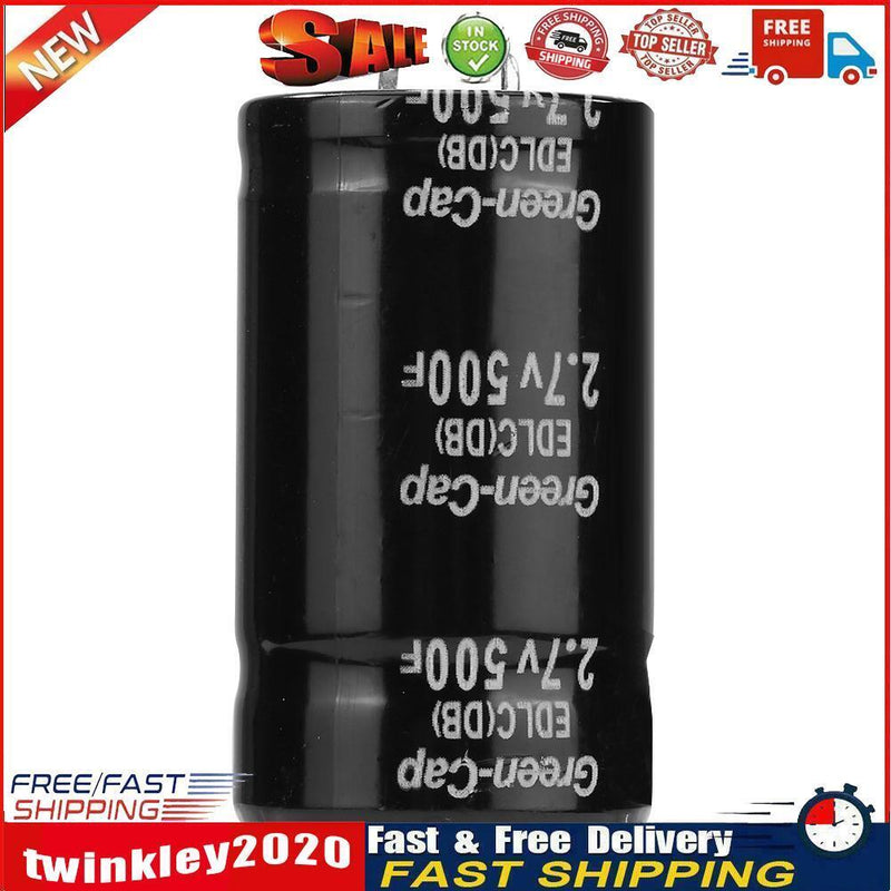 2.7V 500F Electrolytic Capacitor Farad Capacitor Electronic Components Newly