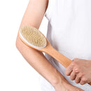 Double Side Head Bristle Bath Brush Shower Brush Body Exfoliating Cleaner