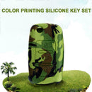 Camouflage Silicone Car Key Shell Cover For SKODA M9Y6 K3U0 Y5Y1 MK6 Sale K3V9