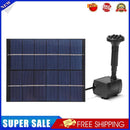 2W 6V Solar Water Pump Panel Home Garden Pond Pool Aquarium Fountain Kits