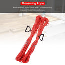 Wear-resistant Nylon Steel Wire Cord Measuring Rope for Road Survey (30m) Newly