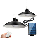 LED Solar Lamp Remote Ceiling Light Outdoor Garden Hanging Decor (B) Newly