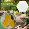 Garden Paving Mold Hexagon Concrete Paving Brick DIY Walkways Path Maker Mould