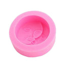 Sun & Moon Faces Silicone Soap Craft Molds DIY Handmade Soap Kit Mould J0D8 U1H1