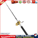 2Mini Portable Pocket Fish Pen Aluminum Alloy Fishing Rod Pole Reel Combos Newly