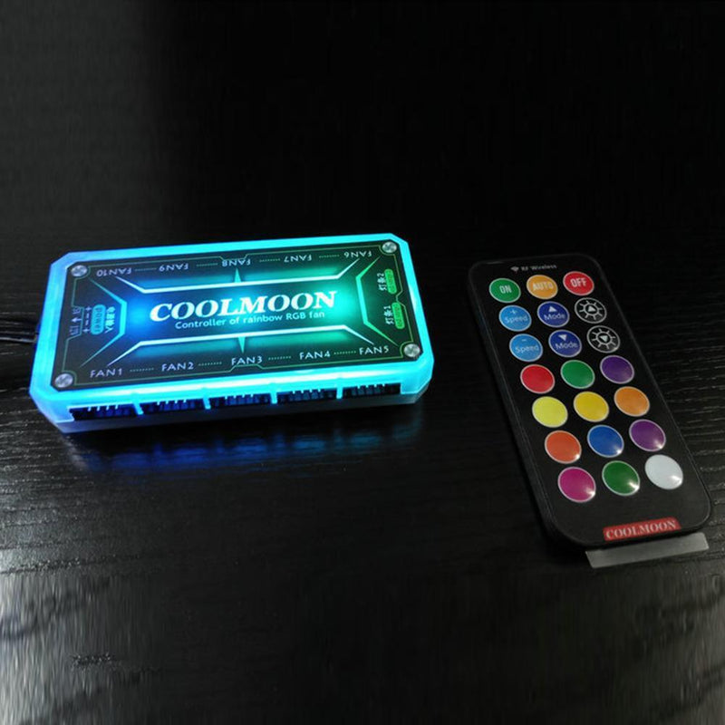 COOLMOON RGB Light Remote Controller DC12V 5A LED RGB Color Control Dimmer