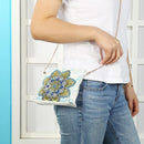 DIY Special Shaped Diamond Painting Leather Shoulder Crossbody Bag Chain Clutch