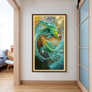 Cross Stitch Kits 11CT Stamped DIY Fish Full Embroidery Craft