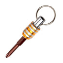 Stainless Steel Screwdriver Bits Holder Keychain Extension Drill Screw Adapter