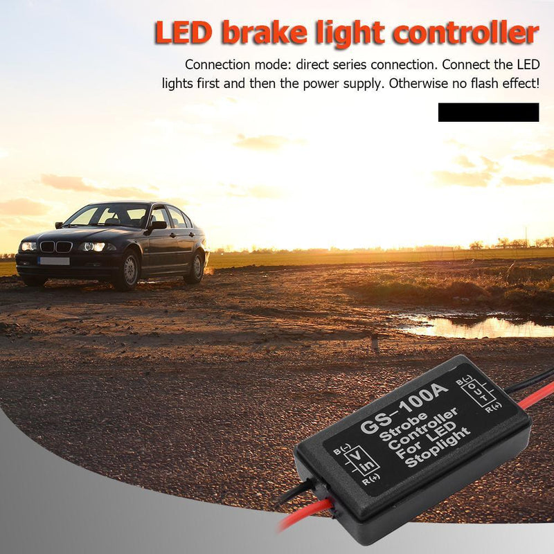 GS-100A Car LED Brake Light Third Stop Lamp Strobe Controller Flasher Modules