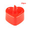 24pcs LED Tea Lights Heart Shaped Flickering Candle Romantic Wedding Party Decor