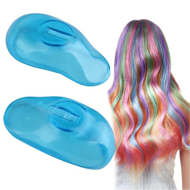 2pcs Universal Clear Ear Covers Shield Barber Hair Dye Earmuffs Protectors