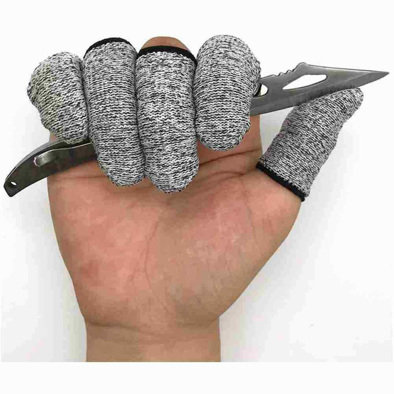 1 Pair Anti-Cut Finger Cover Gloves Picking Finger Kitchen X3E6 Tools J6K0 H9Q2