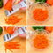 Vegetable Graters Chopper Cutter Fruit Peeler Gadget Kitc Steel S5K1