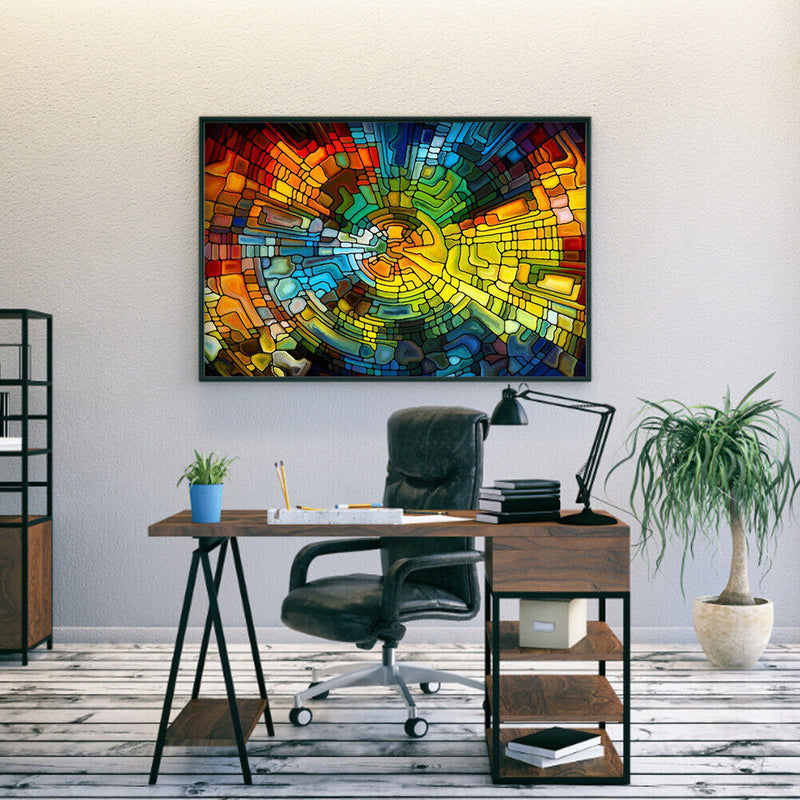 5D DIY Diamond Painting Full Round Drill Geometry Picture Rhinestone
