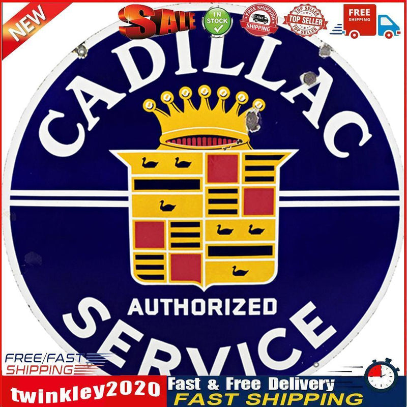 Round Metal Tin Sign Plaque Wall Letters Posters Iron Painting for Bar (1) Newly