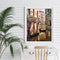 Hand Paint Painting By Numbers Kit River of The Town Oil DIY Canvas Drawing