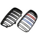 1 Pair Racing Grills ABS Front Kidney Grille Detachable for 1 Series E81 E87