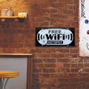 Metal Tin Signs Free WiFi Retro Plaque Home Door Decor Wall Iron Art Poster