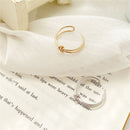 Women Simplicity Open Ring Knot ring Finger Ring Index finger ring Adjustable