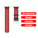 Silicone Strap for Polar Vantage V2 Watch Band Replacement (Black Red) Newly
