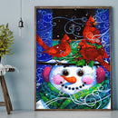 Full Round Drill Drawing Picture Snowman Diamond Painting Living Room Ornamen
