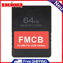 FMCB V1.966 Memory Card for PS2 PS1 USB HDD Console Retro Video Gaming Cards