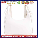Simple Female Crescent Shape Crossbody Shoulder Bag Pure Color Messenger Handbag