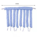 Heatless Hair Curler No Heat Curling Headband Sleeping Soft Wave (Blue) Newly