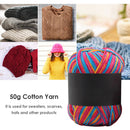 50g Soft Scarf Hat Crochet Knitting Yarn Gradient Color Baby Milk Cotton Ya