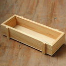 Burlywood Garden Flower Planter Succulent Rectangle Plant Storage Case
