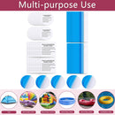 Vinyl Repair Patch Waterproof Repair Patches Kit for Inflatable Product 60 Pcs